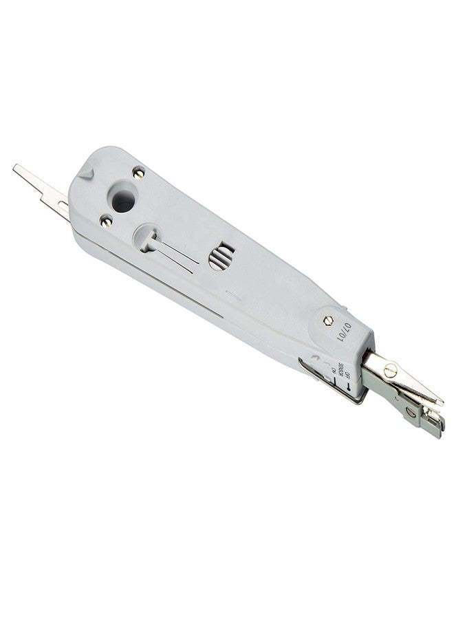 XIKKART Punch Tool Crimping tool Krone Tool Impact Punchdown Tool IO insertion Tool Ratchet Type for 110 krone type Amp Modules Telephone Krone Tool Kronning Telephone Wire Junction Box (Pack OF 1) - Image 3